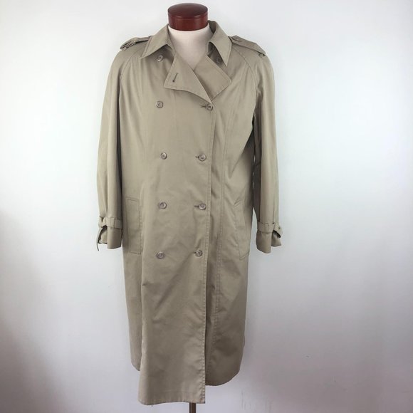 London Fog Other - Vtg London Fog Khaki Trench Coat  |  Mens 18 Reg
